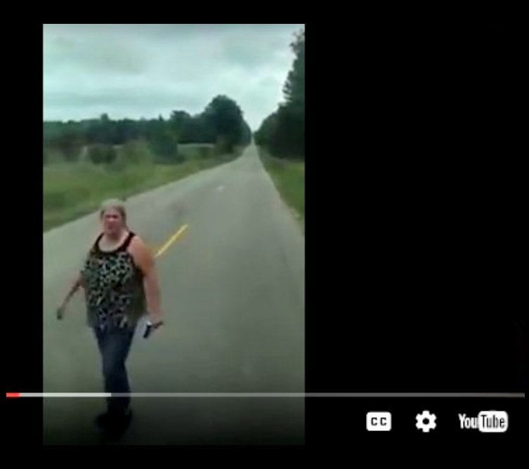 Trailer trash unloads trash talk on trash collector