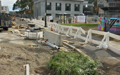 Quincy Center Adams Green finally beginning to take shape?