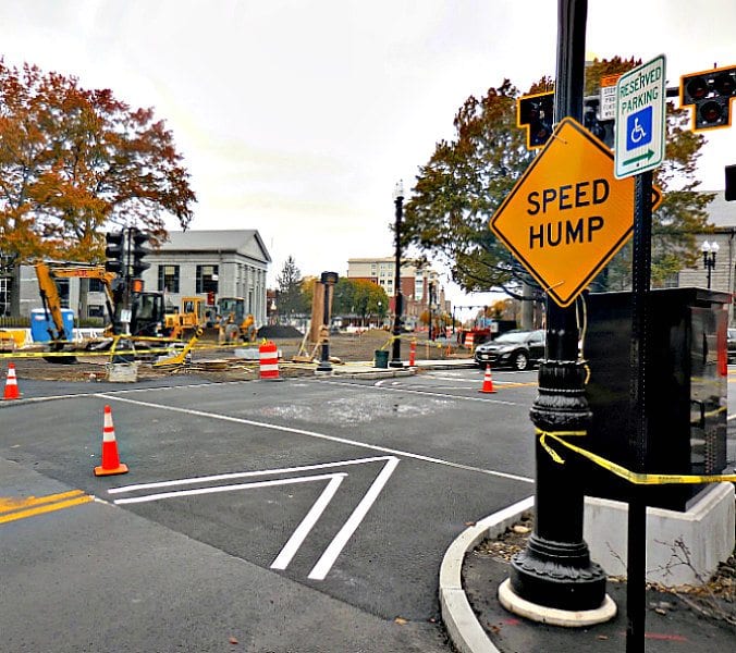 Quincy Hancock Street Misalignment project goes bump in the night