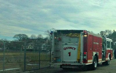 Quincy Fire Department rolls to Hazardous Materials dump site