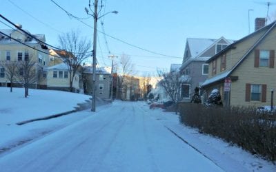 Quincy Snow Jobs continue even during a minor snowfall