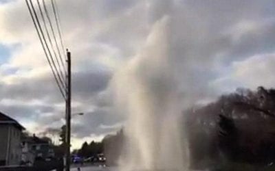 Houghs Neck Water Main Break Leaves Houghs Neck Dry