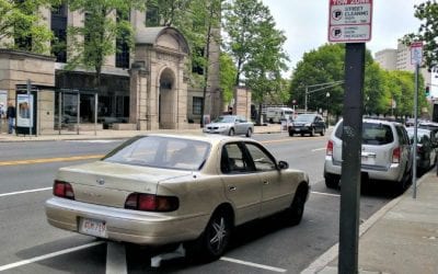 Achieving the Masshole parking trifecta on Mass Ave