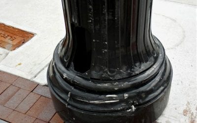 Quincy Center traffic light latest accident victim in Quincy Center