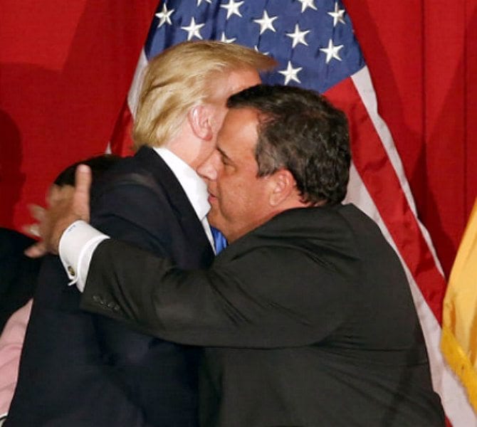 Trump dumped Christie over a 'germy' cell phone