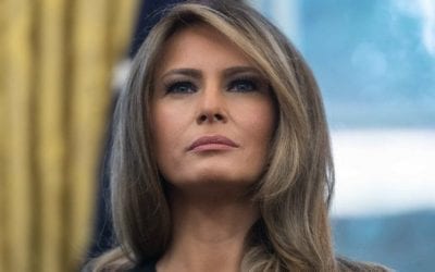 Melania Trump keeps her distance from Donald in wake of most recent scandal?