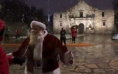 Snowfall blankets San Antonio?!?!?