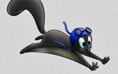 Maniacal Squirrel Steals Cookies and then Propels Self at Police Officers