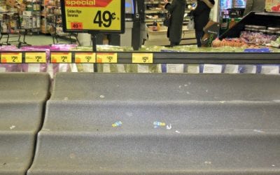 Quincy grocery stores cleaned out but so far no reports of food riots