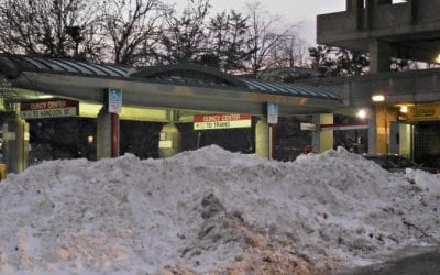 Wollaston Red Line Station closing score card