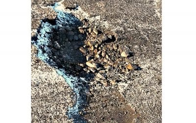 Pothole season opening early this year?