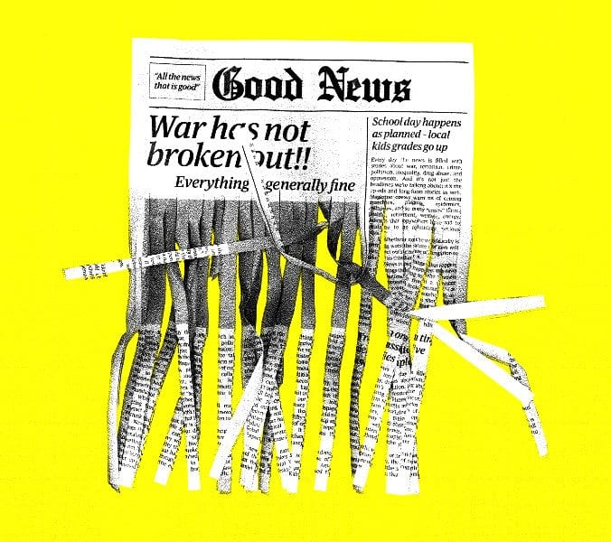 The media exaggerates negative news and this distortion has negative consequences