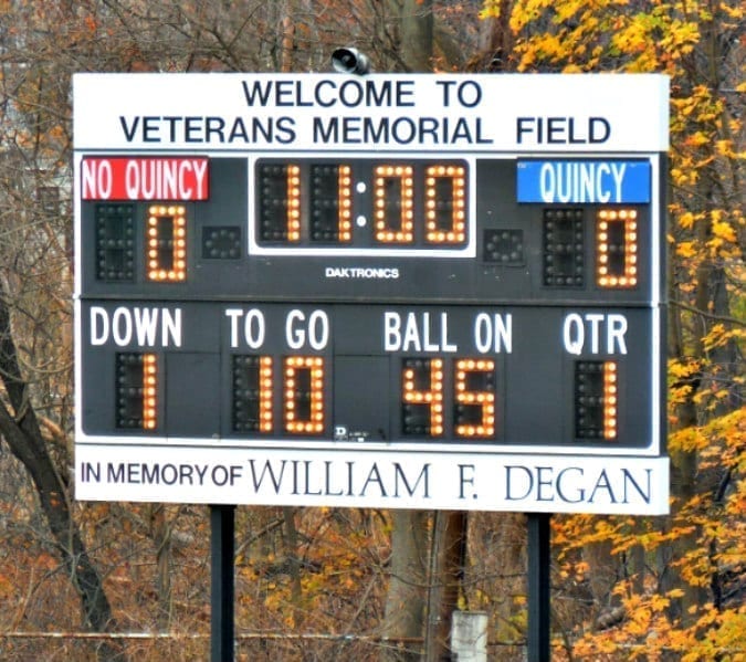 Quincy’s Veterans Memorial Field over budget and running behind schedule
