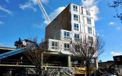 Quincy Center sees first time ever use of prefab modular construction for housing