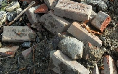 Quincy City Hall memorial bricks dumped into a landfill on Quincy hill