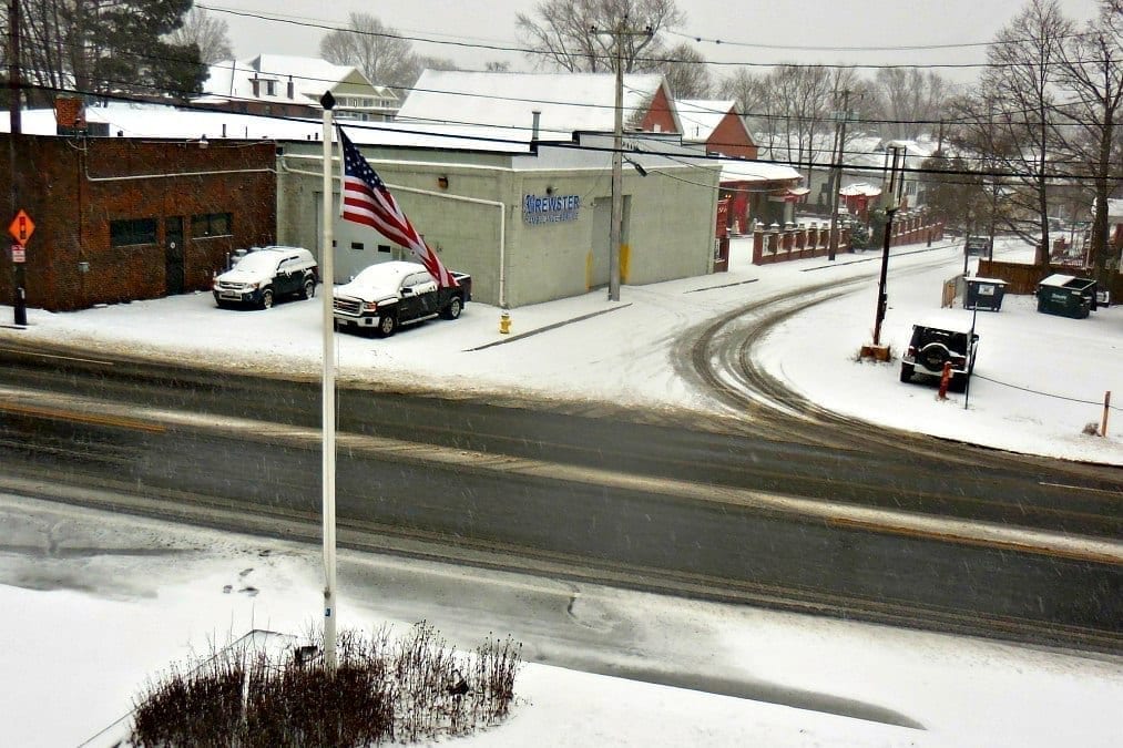 Quincy hit by snow and freezing rain to follow