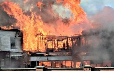 Quincy hit by massive 5-Alarm Fire in Wollaston Center; 3 Buildings Destroyed