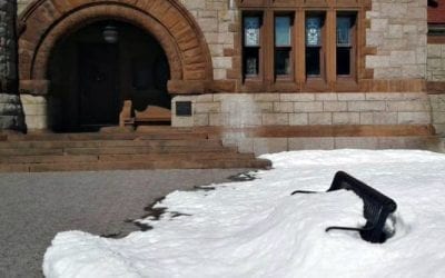 Quincy Center snow still uncleared