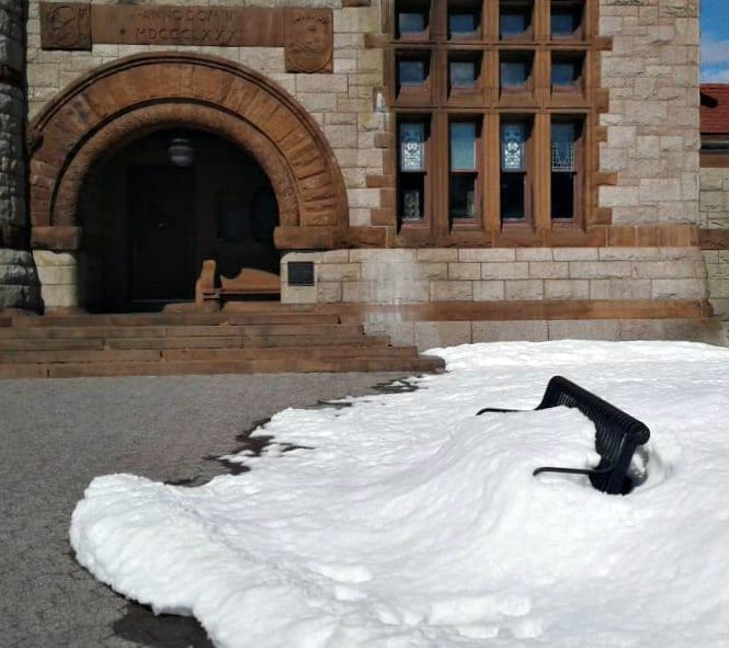 Quincy Center snow still uncleared