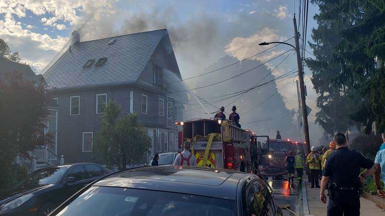 Ninth Alarm Called At Fire Scene Along Old Morton Street – Video – Quincy Sends Mutual Aid