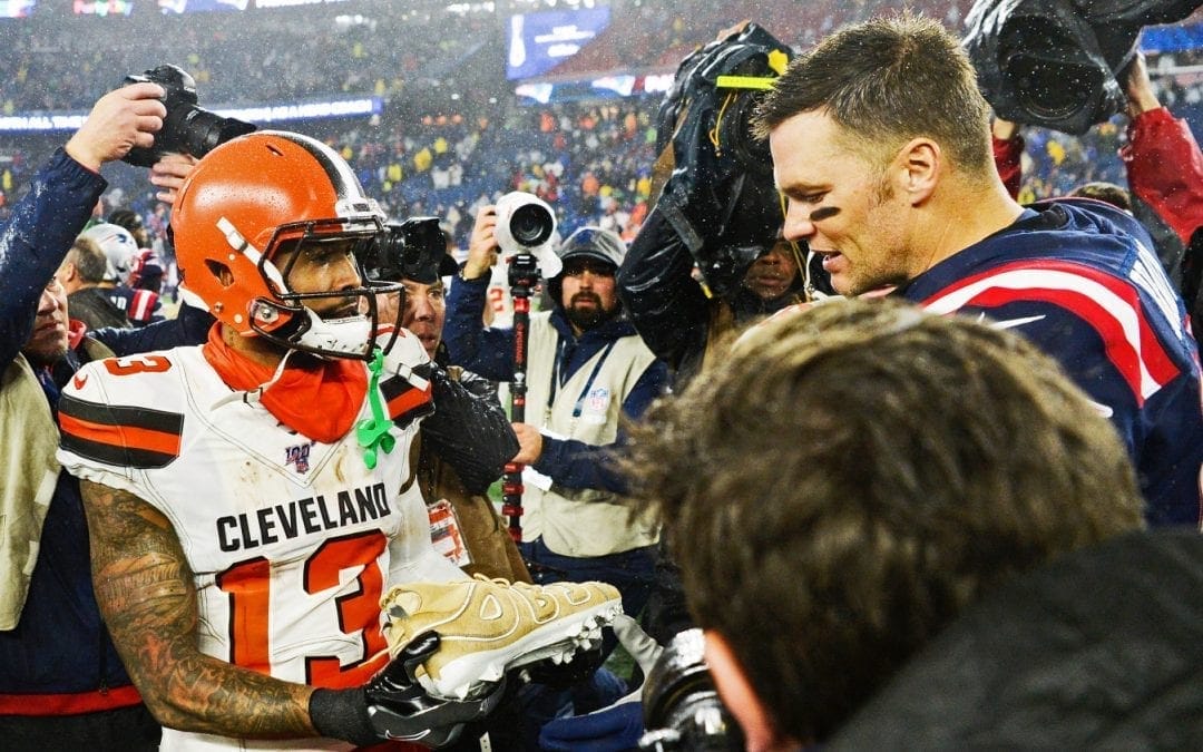 Odell Beckham Jr. Delivers Goat Hair Cleats To Tom Brady After Pats Beat Browns