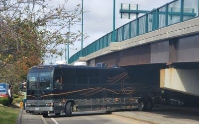 The Neponset bridge in Quincy “storrowed”