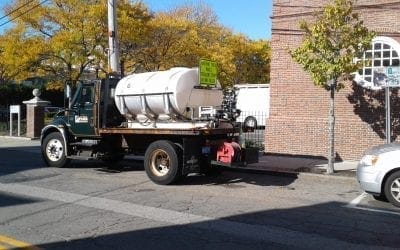 Quincy Water Truck Abandoned in Quincy Center?