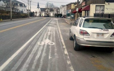 City of Quincy brines streets for bike riders in advance of snowfall?