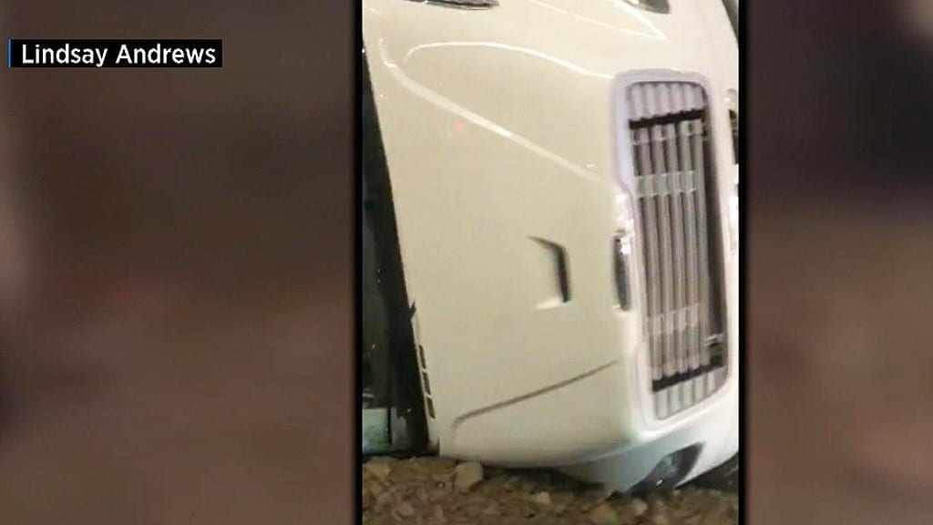 Dump Truck Rolls Over Inside O’Neill Tunnel And Causes Massive Traffic Jam
