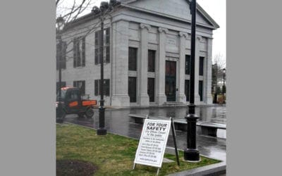 Quincy City Hall COVID-19 pandemic protection efforts