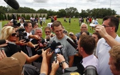 Tom Brady was thrown out of a park by a Tampa recreation worker
