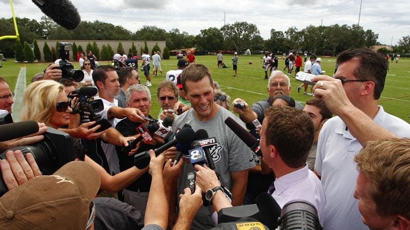 Tom Brady was thrown out of a park by a Tampa recreation worker