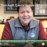 Quincy Mayor Thomas P. Koch finally admits Quincy is heading towards Red Zone COVID-19 risk rating koch-covid-fleece-vest-4-16-youtube