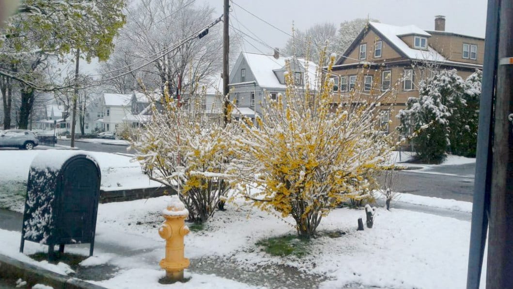 ‘If you don’t like the weather in New England, just wait a few minutes”