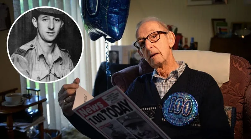 “I’ve been very lucky to have survived” – a hundred year old British Army veteran speaks