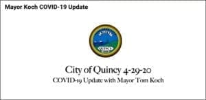 Koch covid 4 29 2020 | Quincy News About Quincy Massachusetts | Quincy Ma | quincy news