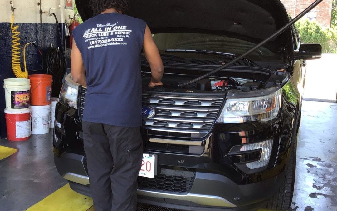 All in One/Lube Lab Offers Socially Distant Oil Changing and Car Washing near the Fore River Bridge