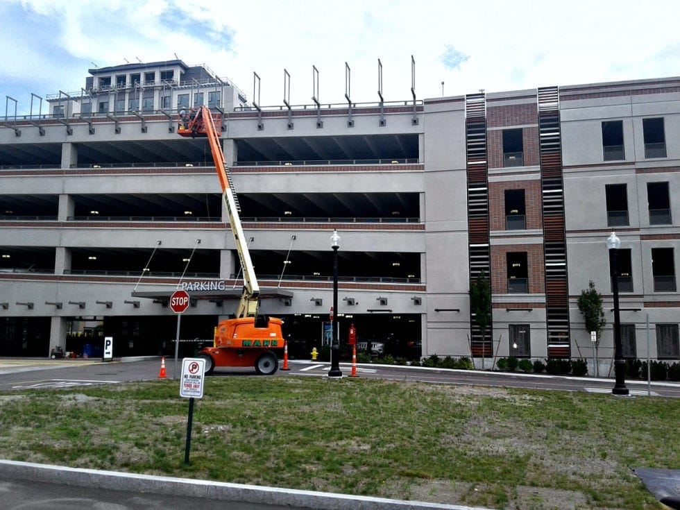 Hancock Garage still unfinished as well as continuing to be unsafe