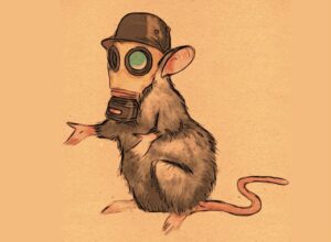 gas-mask-rat-George-georgiou-wide-ratio | Quincy News About Quincy Massachusetts