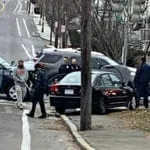 Massachusetts State Police Cruiser Involved in Accident in Quincy 1-11-2021-car-accident-2