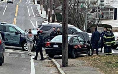 Massachusetts State Police Cruiser Involved in Accident in Quincy