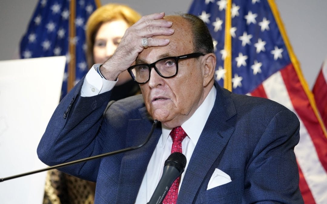 President Trump said to be refusing to pay Rudy Giuliani for legal work