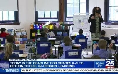 Most students return to classroom as Massachusetts reports rising COVID-19 cases