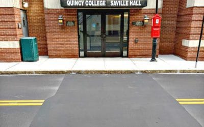 Quincy Center repavement cover-up?