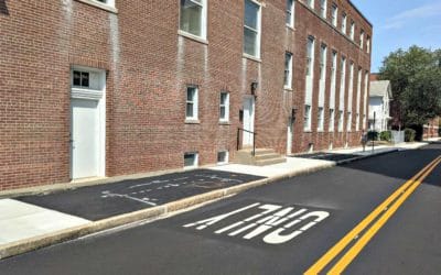 Quincy Center side street repaved but still not quite redone, Part Two
