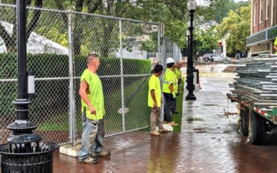 Koch Maladministration walls off Kim Jong Koch Plaza turf