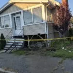 Houghs Neck House whacked by off-duty Statie late at night shortly after the local closing time houghs-neck-whacked-house-sept-2021-1