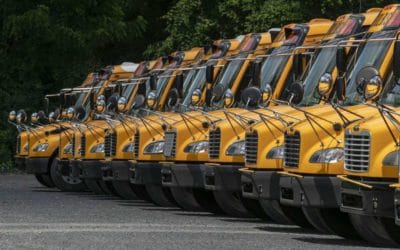 Boston Students ride in a party bus, complete with a stripper pole, on field trip