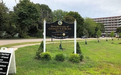 Quincy Housing Authority’s O’Brien Towers apartment building loses roofing during storm