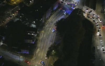 Quincy’s Burgin Parkway Closed After Vehicle Crashes Into Pole